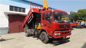 東風(fēng)多功能隨車(chē)吊帶自卸