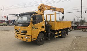 程力專汽5噸福瑞卡藍牌隨車吊圖片