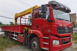 12噸海沃隨車吊14噸五節(jié)陜汽后雙橋海沃隨車吊圖片