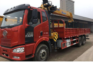 徐工三一國六后雙橋解放隨車吊圖片