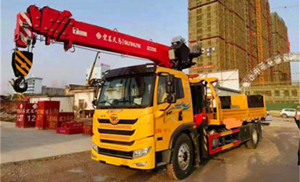 國六解放J6一拖二隨車吊-多功能清障帶吊圖片