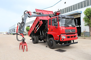 4*4航天萬山隨車吊帶夾具夾竹夾電桿圖片